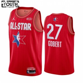 Dres NBA Utah Jazz Rudy Gobert 27 2020 All-Star Jordan Brand Crvena Swingman - Dječji